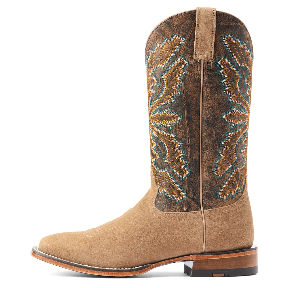 Sting Western Embroidered Square Toe Cowboy Boots