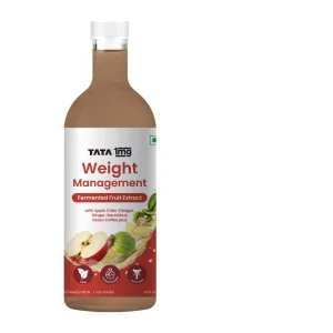 Tata 1mg Weight Management Juice with Green Coffee, Garcinia, Ginger, & Apple Cider Vinegar For Adults (Pack Of 1, 500ml)