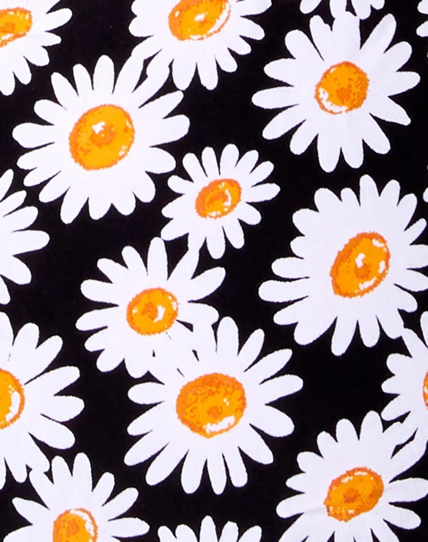 Tesla Dress in Daisy Love Black