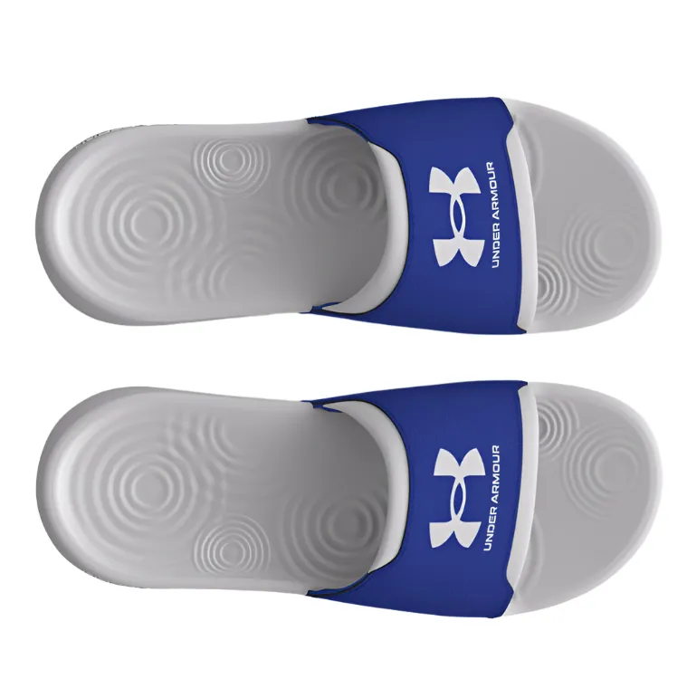 Under Armour Boys Ignite Select Slides Halo Grey/Team Royal