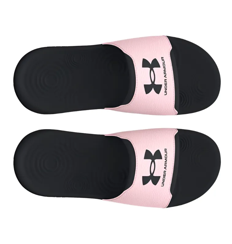 Under Armour Girls Ignite Select Slides Black/Prime Pink