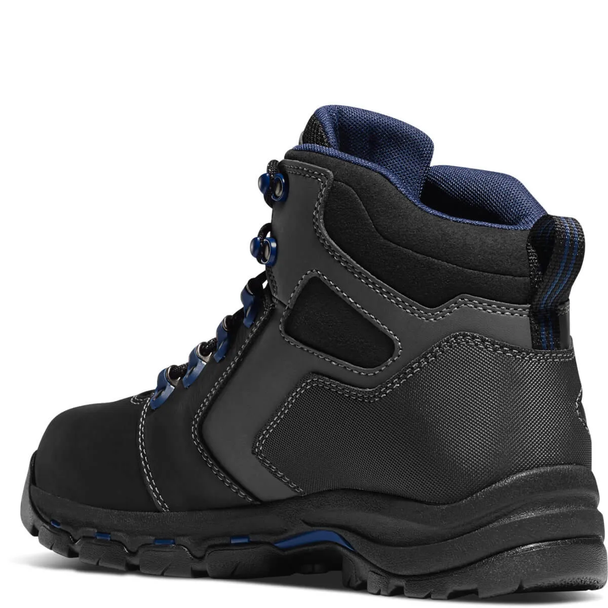 Vicious 4.5 Inch Composite-Toe NMT Work Boot Black/Blue