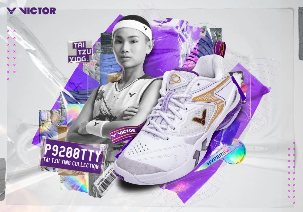 Victor [P9200TTY A Pearly White] Tai Tzu Ying Performance Court Shoes