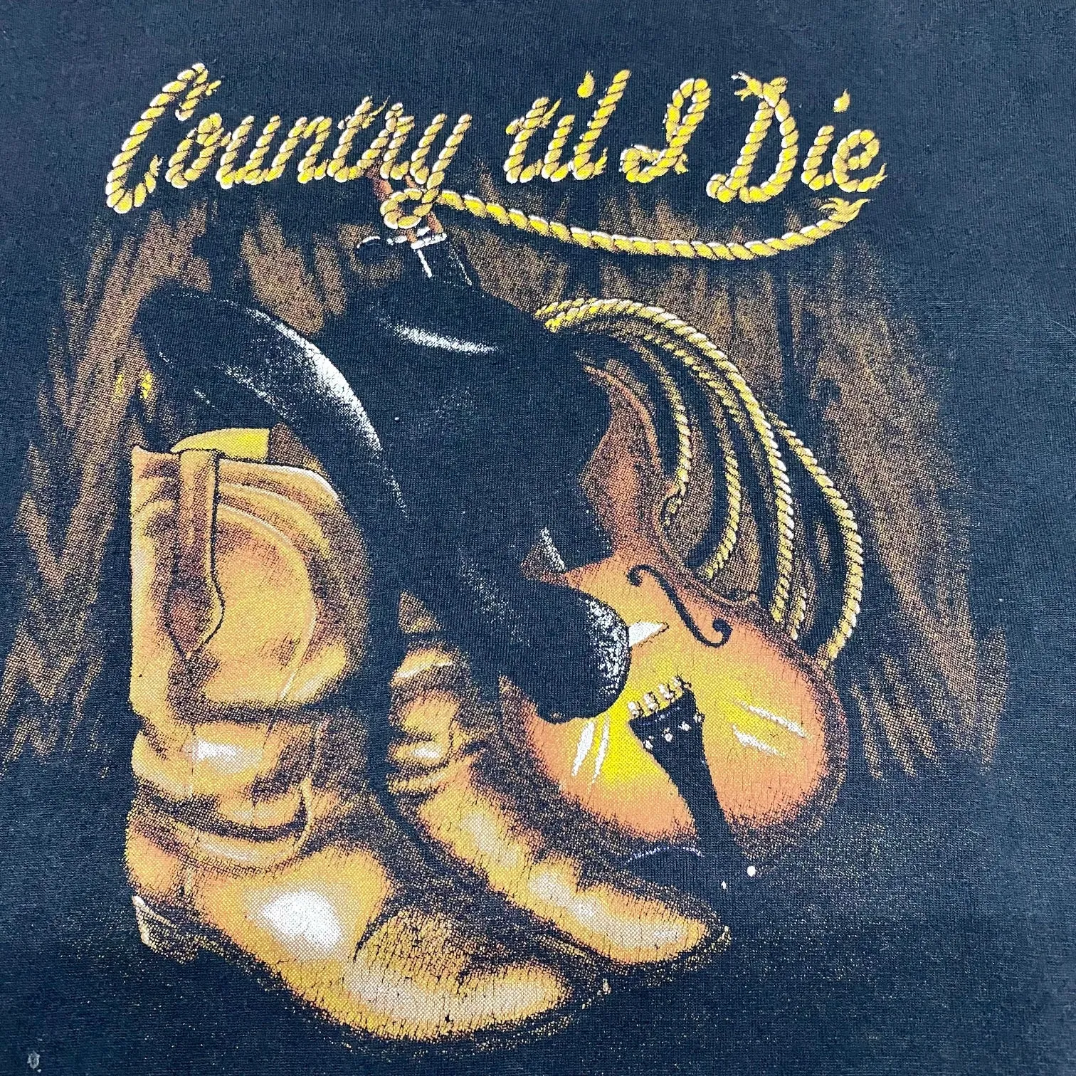 Vintage Country til I Die Tee Size: XL