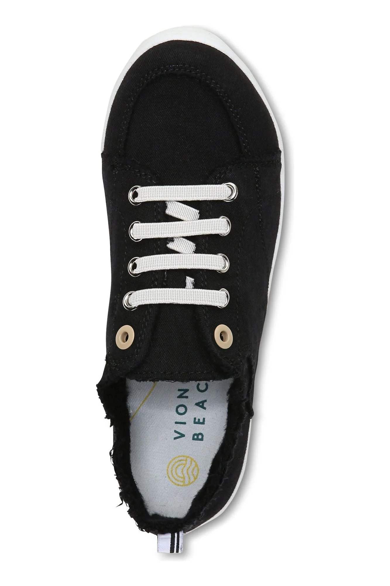 Vionic Canvas Laced Sneaker - Style Pismo BLK