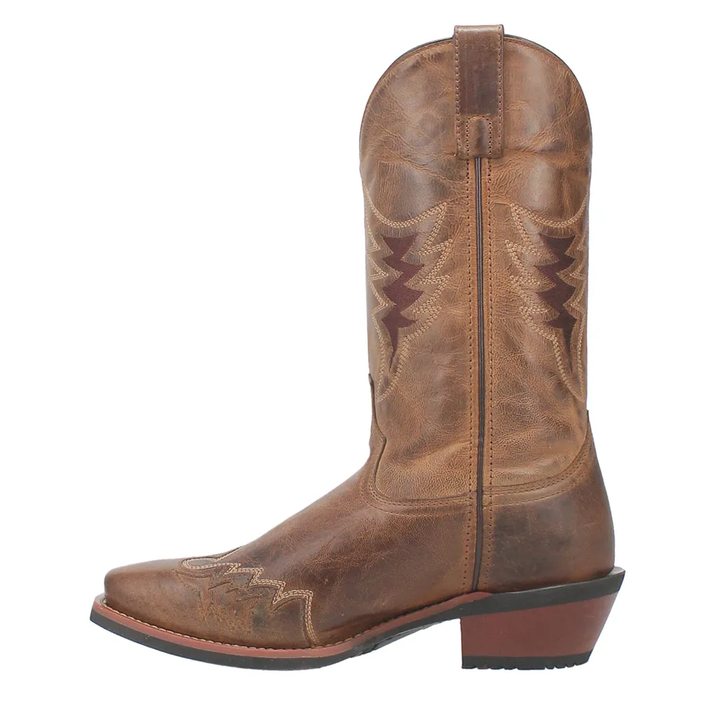 Williams Leather Square Toe Cowboy Boots