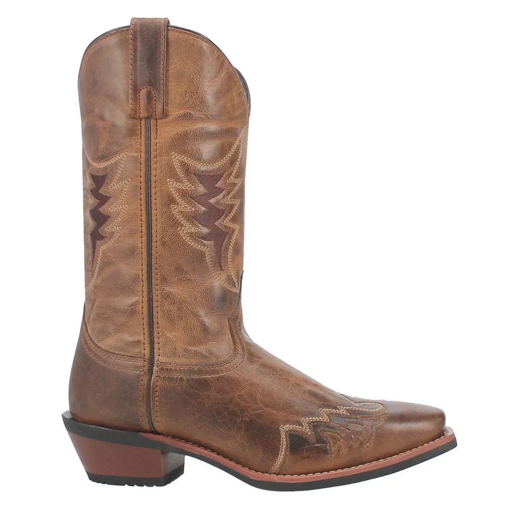 Williams Leather Square Toe Cowboy Boots