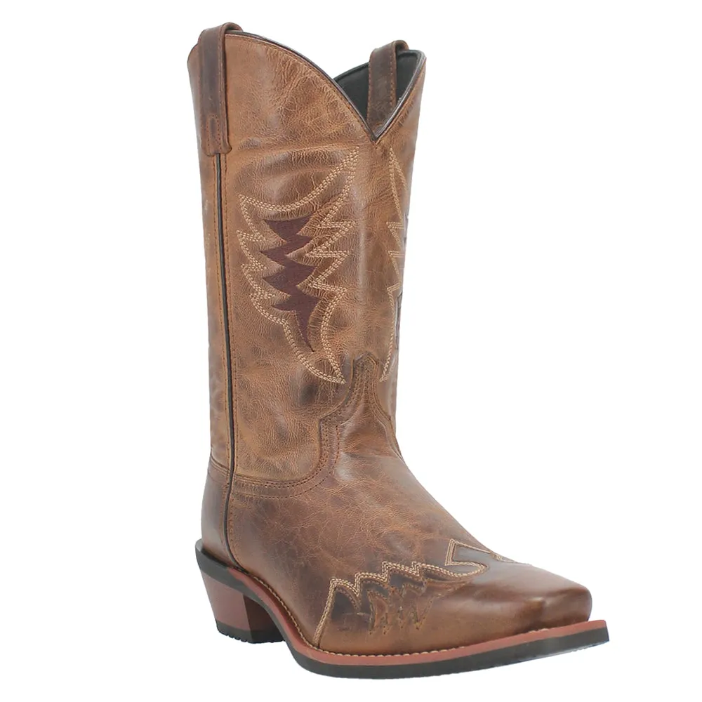 Williams Leather Square Toe Cowboy Boots