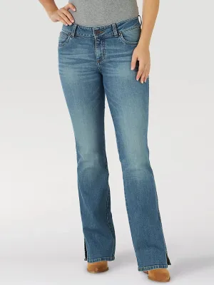 WOMEN'S WRANGLER RETRO® MAE SIDE SLIT BOOTCUT JEAN IN RILEY - 2317793